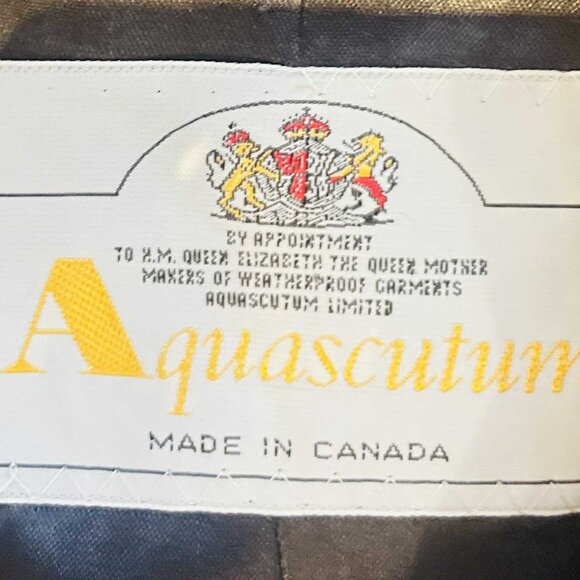 🧥 Aquascutum Men’s Navy Blue Long Coat 🧥 - Picture 5 of 9